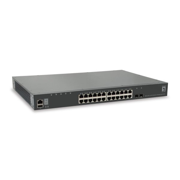 LevelOne GTL-2891, Managed, L3, Gigabit Ethernet (10/100/1000), Vollduplex, Rack-Einbau