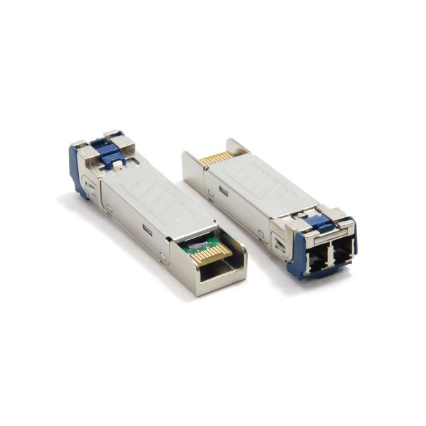 LevelOne 1.25G Single-Mode SFP Transceiver (bis zu 10 km), Faseroptik, 1250 Mbit/s, SFP, LC, 9/125 µm, LX