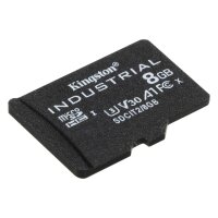 Kingston Industrial, 8 GB, MicroSDHC, Klasse 10, UHS-I, Class 3 (U3), V30