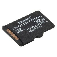 Kingston Industrial, 32 GB, MicroSDHC, Klasse 10, UHS-I,...