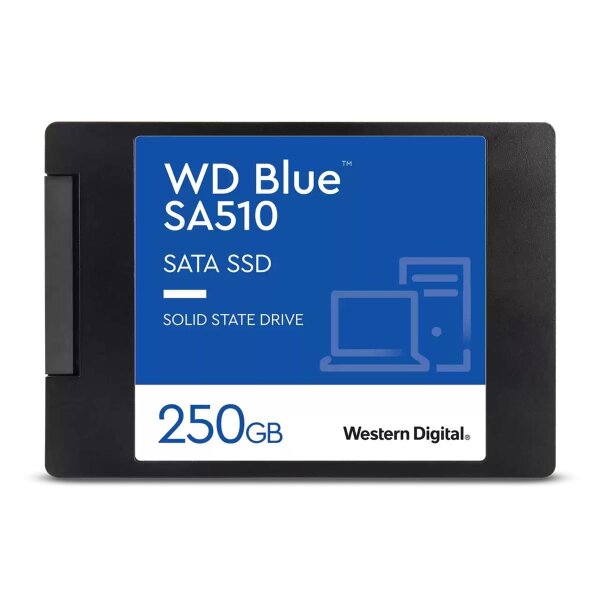 WD Blue SA510, 250 GB, 2.5", 555 MB/s, 6 Gbit/s