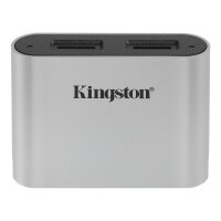 Kingston USB 3.2 Gen1 Workflow Dual-Slot microSDHC/SDXC...