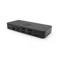 Dicota D31951, Kabelgebunden, USB Typ-C, 3,5 mm, 10,100,1000 Mbit/s, Schwarz, 10 Gbit/s