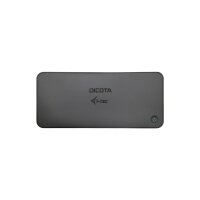 Dicota D31951, Kabelgebunden, USB Typ-C, 3,5 mm, 10,100,1000 Mbit/s, Schwarz, 10 Gbit/s