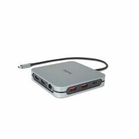 Dicota D32057, USB Typ-C, HDMI, RJ-45, Thunderbolt, USB...