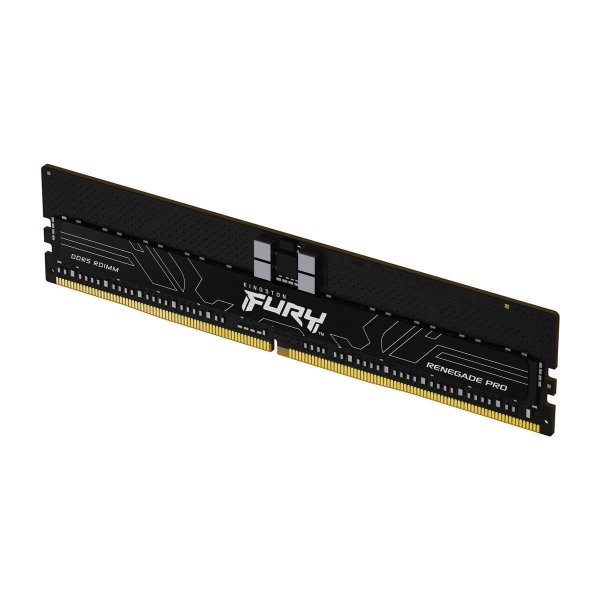 Kingston FURY 32GB 5600MT/s DDR5 ECC Reg CL36 DIMM Renegade Pro XMP, 32 GB, 1 x 32 GB, DDR5, 288-pin DIMM, Schwarz