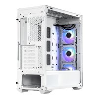 Cooler Master MasterBox TD500 Mesh V2, Midi Tower, PC, Weiß, ATX, micro ATX, SSI CEB, Mini-ITX, EATX, Netz, Gehärtetes Glas, Kunststoff, Stahl, Multi