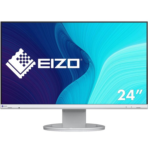 EIZO FlexScan EV2490-WT, 60,5 cm (23.8"), 1920 x 1080 Pixel, Full HD, LED, 5 ms, Weiß