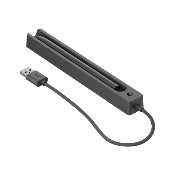 HP Wiederaufladbarer Slim Pen Ladegerät, Drinnen, USB, 0,15 m, Schwarz