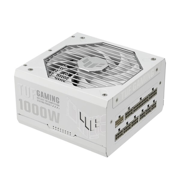 ASUS TUF Gaming 1000W Gold White Edition, 1000 W, 100 - 240 V, Aktiv, 130 W, 1000 W, 130 W