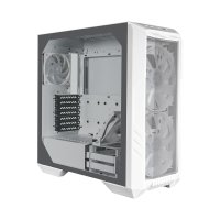 Cooler Master HAF 500, Midi Tower, PC, Weiß, ATX, micro ATX, SSI CEB, ITX, EATX, Netz, Gehärtetes Glas, Kunststoff, Stahl, Multi