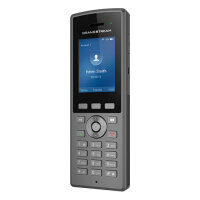 Grandstream WP825, IP-Mobiltelefon, Anthrazit, Tisch/Bank, Antibakteriell, Chemikalienbeständig, Tropfsicher, Wasserdicht, IP67, 2 Zeilen