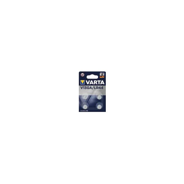 Varta 04276 101 404, Einwegbatterie, LR44, Alkali, 1,5 V, 4 Stück(e), 130 mAh