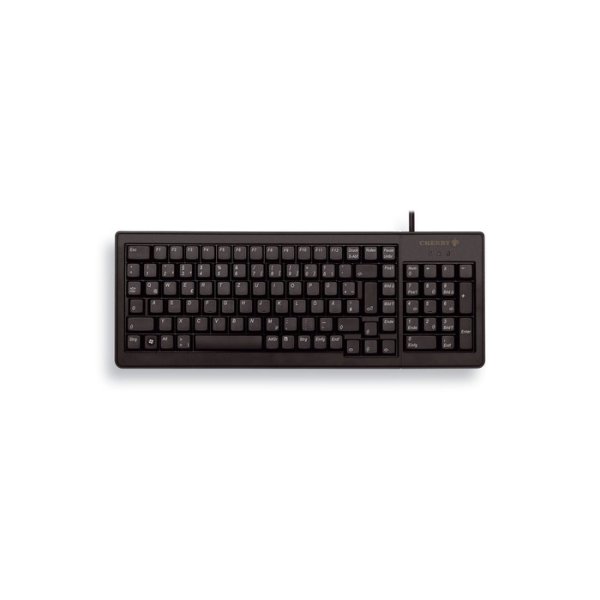 Cherry XS G84-5200 COMPACT KEYBOARD, Kabelgebunden, USB/PS2, Schwarz (QWERTZ - DE), Volle Größe (100%), Kabelgebunden, USB, QWERTZ, Schwarz