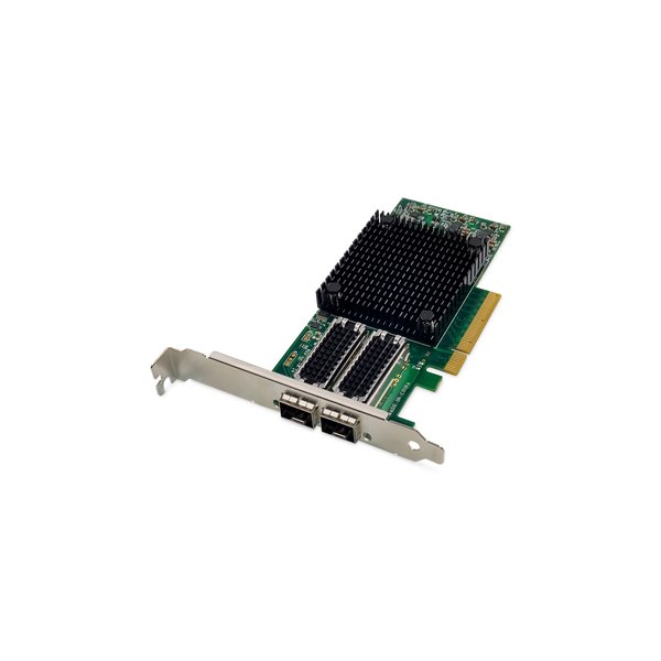 DIGITUS 2 Port 25 Gigabit Ethernet Netzwerkkarte, SFP28, PCI Express,  Mellanox Chipsatz