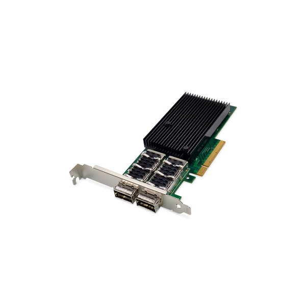 DIGITUS 2 Port 40 Gigabit Ethernet Netzwerkkarte, QSFP+, PCI Express, Mellanox Chipsatz