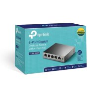 TP-LINK TL-SG1005P, Unmanaged, Gigabit Ethernet (10/100/1000), Power over Ethernet (PoE)