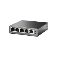 TP-LINK TL-SF1005P, Unmanaged, Fast Ethernet (10/100), Vollduplex, Power over Ethernet (PoE)