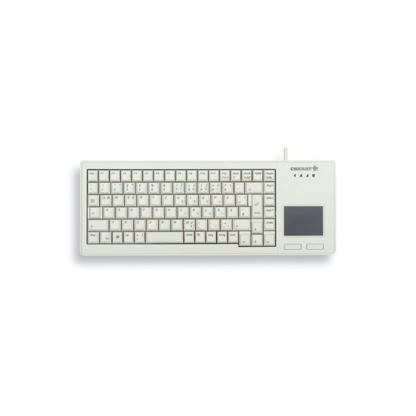 Cherry XS Touchpad, Volle Größe (100%), Kabelgebunden, USB, QWERTZ, Grau