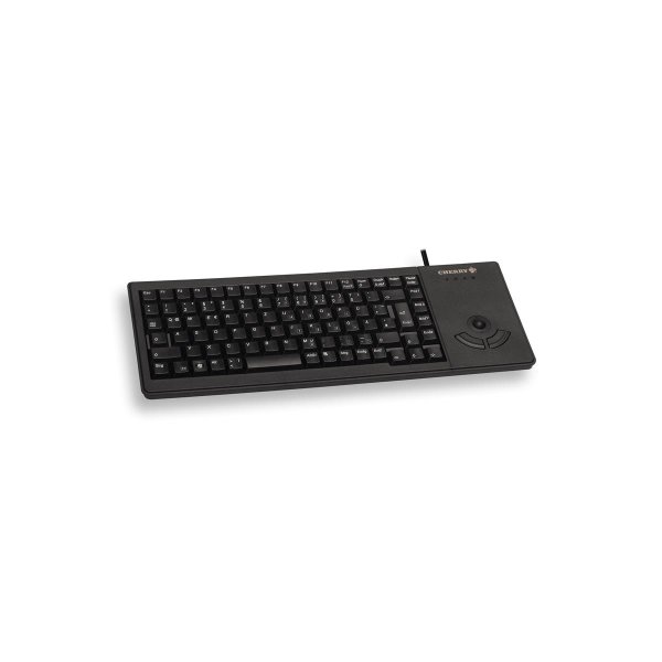 Cherry XS G84-5400 TRACKBALL Kabelgebundene Tastatur, USB, Schwarz (QWERTZ - DE), Volle Größe (100%), Kabelgebunden, USB, QWERTZ, Schwarz