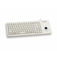 Cherry XS Trackball, Volle Größe (100%), Kabelgebunden, USB, QWERTZ, Grau