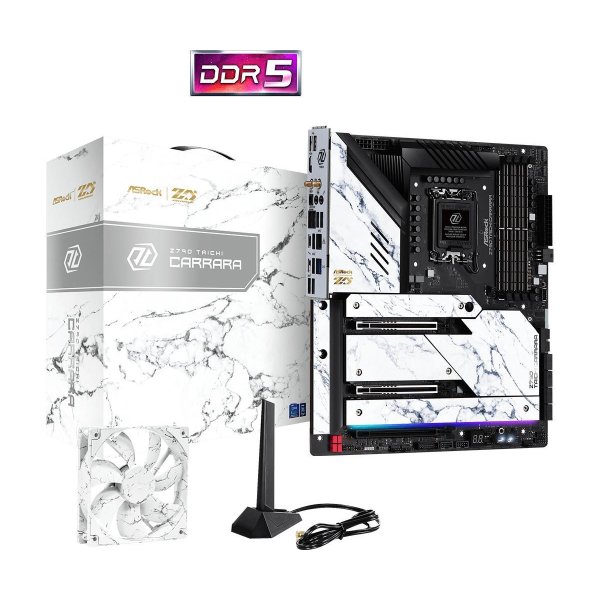 ASRock Z790 Taichi Carrara, Intel, LGA 1700, Intel® Core™ i5, Intel® Core™ i7, Intel® Core™ i9, DDR5-SDRAM, 128 GB, DIMM