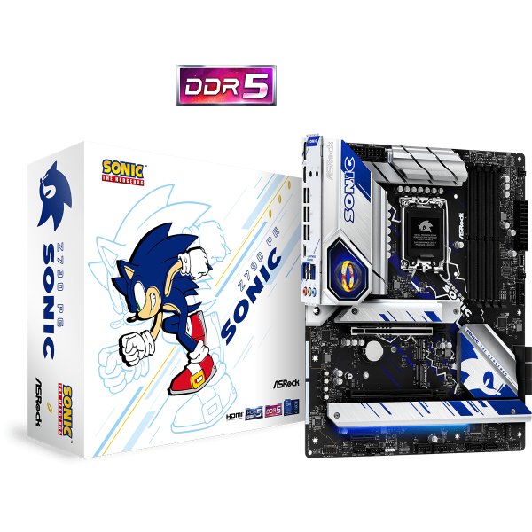 ASRock Z790 PG SONIC, Intel, LGA 1700, Intel® Core™ i5, Intel® Core™ i7, Intel® Core™ i9, DDR5-SDRAM, 128 GB, DIMM