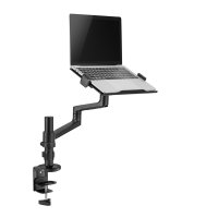 Neomounts Notebook-Tischhalterung, Laptop-Arm, Schwarz, Stahl, 29,5 cm (11.6"), 43,9 cm (17.3"), 5 kg