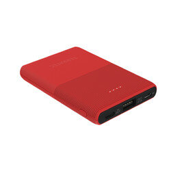 TerraTec P50 Pocket, Rot, Universal, CE, Lithium Polymer (LiPo), 5000 mAh, USB