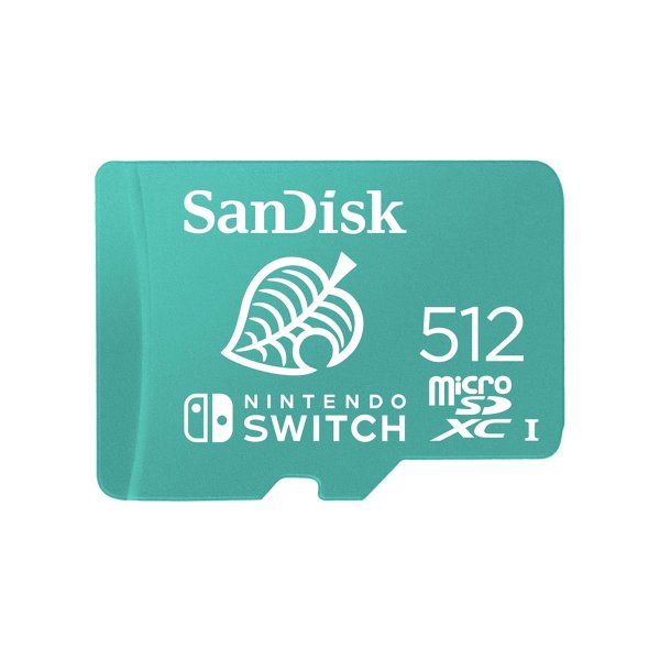 SanDisk SDSQXAO-512G-GNCZN, 512 GB, MicroSDXC, UHS-I, 100 MB/s, 90 MB/s, Grün