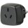 Brennenstuhl Travel Adapter Australia, China/earthed, Schwarz