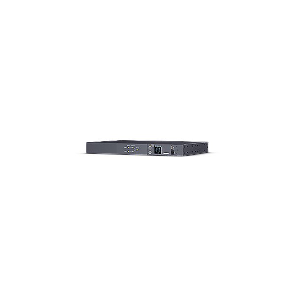 CyberPower Systems CyberPower PDU24004, ATS PDU, Metered, Rackmount 1U, ATS Eingang (2x) 230V/10A IEC-320 C14, Ausgang 10A/IEC-320 C13 (12), Managed, Geändert, 1U, Einphasig, Rackmount, Horizontal, Stahl