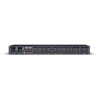 CyberPower Systems CyberPower PDU44005, Rackmount 1U, ATS PDU, Switched, ATS Eingang (2) 230V/16A IEC-320 C19, Ausgang 10A/IEC-320 C13 (12), SNMP-Netzwerkanschluss, PowerPanel Software, Managed, Überwacht, Geändert, 1U, Einphasig, Horizontal, Stahl, Schwa