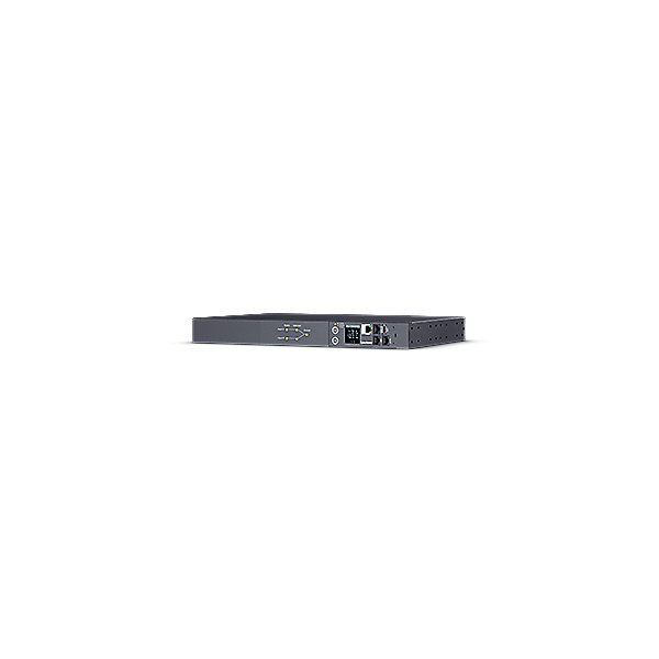 CyberPower Systems CyberPower PDU44004, Rackmount 1U, ATS PDU, Switched, ATS Eingang (2) 230V/10A IEC-320 C14, Ausgang 10A/IEC-320 C13 (12), SNMP-Netzwerkanschluss, PowerPanel Software, Managed, Geändert, 1U, Einphasig, Horizontal, Stahl, Schwarz