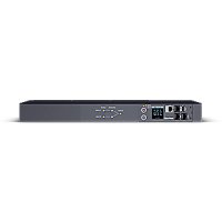 CyberPower Systems CyberPower PDU44004, Rackmount 1U, ATS PDU, Switched, ATS Eingang (2) 230V/10A IEC-320 C14, Ausgang 10A/IEC-320 C13 (12), SNMP-Netzwerkanschluss, PowerPanel Software, Managed, Geändert, 1U, Einphasig, Horizontal, Stahl, Schwarz