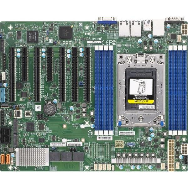 Supermicro MBD-H12SSL-C-O, AMD, Socket SP3, AMD EPYC, DDR4-SDRAM, 2 TB, DIMM