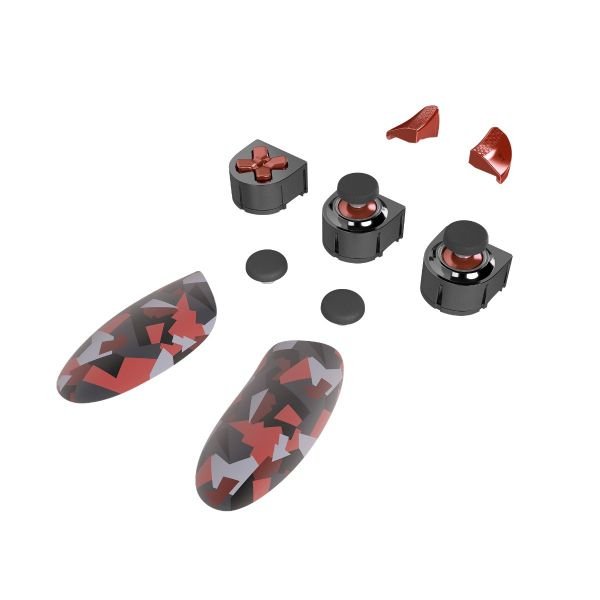 ThrustMaster Eswap X Red Color Pack, Thumbstick-Modul, PlayStation Classic, Schwarz, Rot, Thrustmaster, 224 g, 76 mm