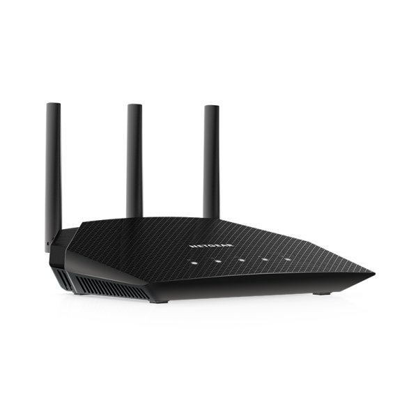 Netgear Nighthawk 4-Stream AX1800 WiFi 6 Router (RAX10), Wi-Fi 6 (802.11ax), Dual-Band (2,4 GHz/5 GHz), Ethernet/LAN, Schwarz, Tabletop-Router