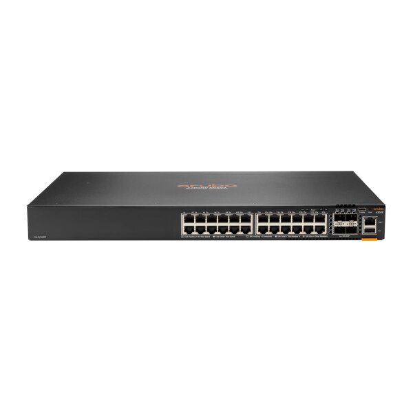 HPE 6200F 24G 4SFP+, Managed, L3, Gigabit Ethernet (10/100/1000), Rack-Einbau, 1U