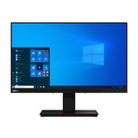 Lenovo ThinkVision T24t-20, 60,5 cm (23.8"), 1920 x 1080 Pixel, Full HD, LED, 6 ms, Schwarz