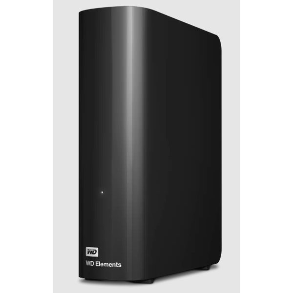 WD Elements Desktop hard drive, 20000 GB, 2.0/3.2 Gen 1 (3.1 Gen 1), Schwarz