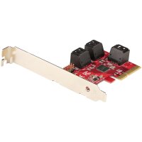 StarTech.com PCIe SATA Controller Karte - 6 Port SATA 3...