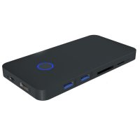 ICY BOX IB-DK2108M-C, Kabelgebunden, USB 3.2 Gen 1 (3.1...