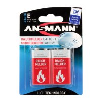 Ansmann 1515-0006, Wiederaufladbarer Akku, Alkali, 9 V, 2...