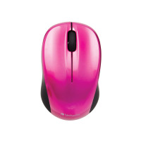 Verbatim Go Nano, RF Wireless, 1600 DPI, Pink