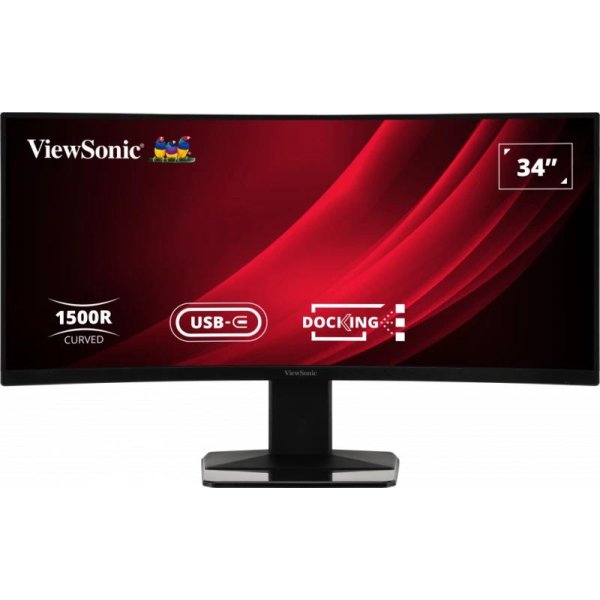 ViewSonic Display VG3419C, 86,4 cm (34"), 3440 x 1440 Pixel, UltraWide Quad HD, LED, 3,5 ms, Schwarz