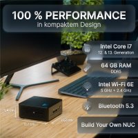 FUTURENUC Pro NUC 12i7UP-W11P-1T/2x16W6E, 3,5 GHz, Intel® Core™ i7, i7-1255U, 32 GB, 512 GB, Windows 11 Pro