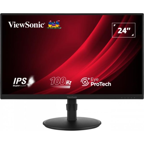 ViewSonic VG2408A-MHD, 61 cm (24"), 1920 x 1080 Pixel, Full HD, LED, 5 ms, Schwarz