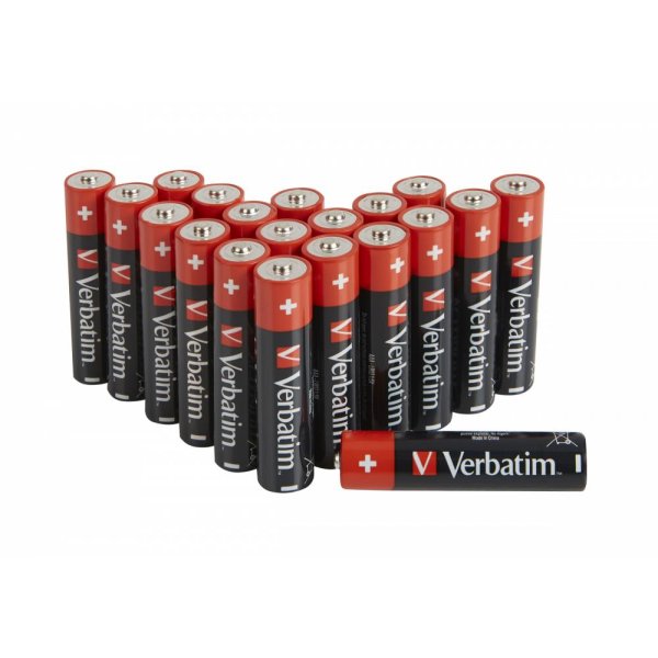 Verbatim 49876, Einwegbatterie, AAA, 1,5 V, 20 Stück(e), 44,5 mm, 1,05 cm