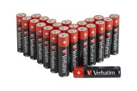 Verbatim 49505, Einwegbatterie, AA, 1,5 V, 24 Stück(e), -18 - 50 °C, 50,5 mm